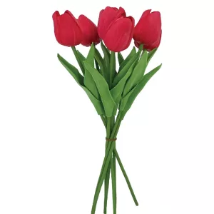 ΜΠΟΥΚΕΤΟ ΤΟΥΛΙΠΕΣ ΚΟΚΚΙΝΟ REAL TOUCH - Υ34cm 48/288KIBΜΠΟΥΚΕΤΟ ΤΟΥΛΙΠΕΣ ΚΟΚΚΙΝΟ REAL TOUCH - Υ34cm 48/288KIB