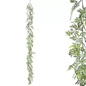 ΓΙΡΛΑΝΤΑ ΠΡΑΣΙΝΑΔΑΣ ME ΛΕΥΚA ΑΝΘΑΚΙΑ - Υ150cm 3/36ΚΙΒΓΙΡΛΑΝΤΑ ΠΡΑΣΙΝΑΔΑΣ ME ΛΕΥΚA ΑΝΘΑΚΙΑ - Υ150cm 3/36ΚΙΒ
