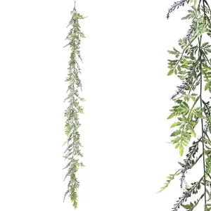 ΓΙΡΛΑΝΤΑ ΠΡΑΣΙΝΑΔΑΣ ME ΜΩΒ ΑΝΘΑΚΙΑ - Υ150cm 3/36ΚΙΒΓΙΡΛΑΝΤΑ ΠΡΑΣΙΝΑΔΑΣ ME ΜΩΒ ΑΝΘΑΚΙΑ - Υ150cm 3/36ΚΙΒ
