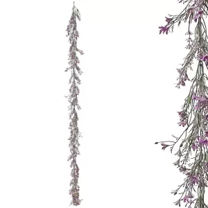 ΓΙΡΛΑΝΤΑ ΠΡΑΣΙΝΑΔΑΣ ME ΜΩΒ ΑΝΘΑΚΙΑ - Υ180cm 3/36ΚΙΒΓΙΡΛΑΝΤΑ ΠΡΑΣΙΝΑΔΑΣ ME ΜΩΒ ΑΝΘΑΚΙΑ - Υ180cm 3/36ΚΙΒ