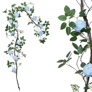 ΓΙΡΛΑΝΤΑ ΜΠΛΕ ΤΡΙΑΝΤΑΦΥΛΙΑΣ X12 ΑΝΘΗ - Υ240cm - 80/ΚΙΒΓΙΡΛΑΝΤΑ ΜΠΛΕ ΤΡΙΑΝΤΑΦΥΛΙΑΣ X12 ΑΝΘΗ - Υ240cm - 80/ΚΙΒ
