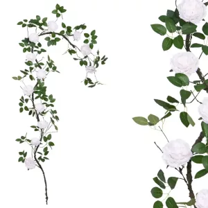 ΓΙΡΛΑΝΤΑ ΑΝΟΙΧΤΟ ΡΟΖ ΠΑΙΩΝΙΑ X12 ΑΝΘΗ - Υ240cm 100/ΚΙΒΓΙΡΛΑΝΤΑ ΑΝΟΙΧΤΟ ΡΟΖ ΠΑΙΩΝΙΑ X12 ΑΝΘΗ - Υ240cm 100/ΚΙΒ
