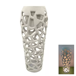FIBERCLAY ΚΑΣΠΩ ΛΕΥΚΟ ΑΜΜΟΥ ΜΕ ΦΩΣ LED ΤΡΥΠΗΤΟ ΣΤΕΝΗ ΒΑΣΗ - Φ46x120cm 1/ΚΙΒFIBERCLAY ΚΑΣΠΩ ΛΕΥΚΟ ΑΜΜΟΥ ΜΕ ΦΩΣ LED ΤΡΥΠΗΤΟ ΣΤΕΝΗ ΒΑΣΗ - Φ46x120cm 1/ΚΙΒ