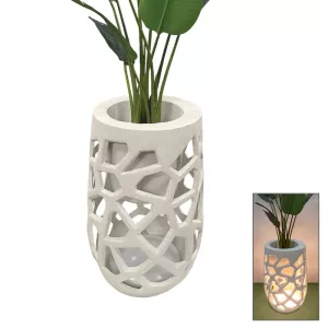 FIBERCLAY ΚΑΣΠΩ ΜΠΕΖ ΜΕ ΦΩΣ LED ΤΡΥΠΗΤΟ ΒΑΡΕΛΙ - Φ46x70cm 1/ΚΙΒFIBERCLAY ΚΑΣΠΩ ΜΠΕΖ ΜΕ ΦΩΣ LED ΤΡΥΠΗΤΟ ΒΑΡΕΛΙ - Φ46x70cm 1/ΚΙΒ