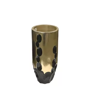 FIBERCLAY ΚΑΣΠΩ ΜΑΥΡΟ/ΧΡΥΣΟ ΚΥΚΛΙΚΑ ΚΟΙΛΩΜΑΤΑ ΣΤΡΟΓΓΥΛΟ ΜΙΚΡΟ - Φ33x70cm 1/ΚΙΒFIBERCLAY ΚΑΣΠΩ ΜΑΥΡΟ/ΧΡΥΣΟ ΚΥΚΛΙΚΑ ΚΟΙΛΩΜΑΤΑ ΣΤΡΟΓΓΥΛΟ ΜΙΚΡΟ - Φ33x70cm 1/ΚΙΒ