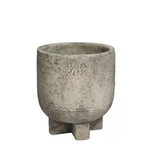 ΚΑΣΠΩ ΣΤΡΟΓΓΥΛΟ ΓΚΡΙ ΣΚΟΥΡΙΑΣ ΜΕ ΠΟΔΙΑ - Φ14x16cm 12/ΚΙΒΚΑΣΠΩ ΣΤΡΟΓΓΥΛΟ ΓΚΡΙ ΣΚΟΥΡΙΑΣ ΜΕ ΠΟΔΙΑ - Φ14x16cm 12/ΚΙΒ