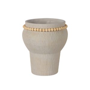 ΚΑΣΠΩ ΤΣΙΜΕΝΤΕΝΙΟ ΜΠΕΖ ΒΑΖΟ ΜΕ ΧΑΝΤΡΕΣ  Φ21x24cm - 1/4ΚΙΒΚΑΣΠΩ ΤΣΙΜΕΝΤΕΝΙΟ ΜΠΕΖ ΒΑΖΟ ΜΕ ΧΑΝΤΡΕΣ  Φ21x24cm - 1/4ΚΙΒ