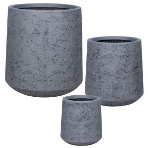 ΚΑΣΠΩ FIBERCLAY ΣΕΤ/3 ΓΚΡΙ ΤΣΙΜΕΝΤΟΥ ΚΩΝΙΚΟ ΨΗΛΟ  - S:Φ28x30, M:Φ38.5x41, L:Φ52x56cm 16/ΠΑΛΚΑΣΠΩ FIBERCLAY ΣΕΤ/3 ΓΚΡΙ ΤΣΙΜΕΝΤΟΥ ΚΩΝΙΚΟ ΨΗΛΟ  - S:Φ28x30, M:Φ38.5x41, L:Φ52x56cm 16/ΠΑΛ