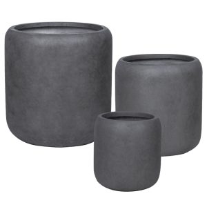 ΚΑΣΠΩ FIBERCLAY ΣΕΤ/3 ΓΚΡΙ ΑΝΘΡΑΚΙ ΒΑΡΕΛΙ ΠΟΜΠΕ - S:Φ32x34, M:Φ42x43, L:Φ54x55cm 16/ΠΑΛΚΑΣΠΩ FIBERCLAY ΣΕΤ/3 ΓΚΡΙ ΑΝΘΡΑΚΙ ΒΑΡΕΛΙ ΠΟΜΠΕ - S:Φ32x34, M:Φ42x43, L:Φ54x55cm 16/ΠΑΛ