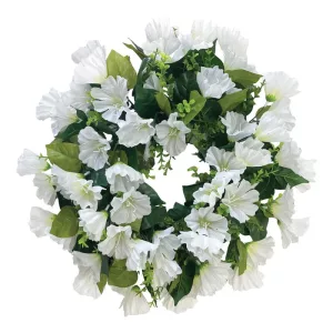 ΣΤΕΦΑΝΙ ΛΟΥΛΟΥΔΙΩΝ ΛΕΥΚΟ ΓΛΟΞΙΝΙΑ - Φ42cm 16/ΚΙΒΣΤΕΦΑΝΙ ΛΟΥΛΟΥΔΙΩΝ ΛΕΥΚΟ ΓΛΟΞΙΝΙΑ - Φ42cm 16/ΚΙΒ