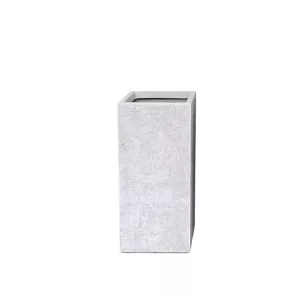 ΚΑΣΠΩ FIBER CLAY ΛΕΥΚΟ-ΕΚΡΟΥ ΟΡΘΟΓΩΝΙΟ ΜΙΚΡΟ 27x27x58cmΚΑΣΠΩ FIBER CLAY ΛΕΥΚΟ-ΕΚΡΟΥ ΟΡΘΟΓΩΝΙΟ ΜΙΚΡΟ 27x27x58cm