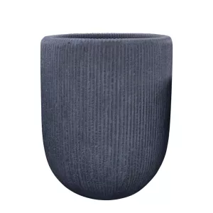 ΚΑΣΠΩ FIBERCLAY ΣΚ.ΓΚΡΙ ΣΤΡΟΓΓΥΛΟ-ΓΡΑΜΜΩΣΕΙΣ ΚΑΘΕΤΕΣ ΜΕΓΑΛΟ - Φ44x54cmΚΑΣΠΩ FIBERCLAY ΣΚ.ΓΚΡΙ ΣΤΡΟΓΓΥΛΟ-ΓΡΑΜΜΩΣΕΙΣ ΚΑΘΕΤΕΣ ΜΕΓΑΛΟ - Φ44x54cm
