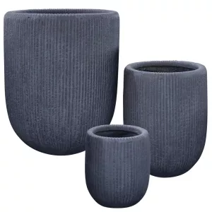 ΚΑΣΠΩ FIBERCLAY ΣΕΤ/3 ΣΚ.ΓΚΡΙ ΣΤΡΟΓΓΥΛΟ-ΓΡΑΜΜΩΣΕΙΣ ΚΑΘΕΤΕΣ S:Φ23x28, M:Φ33x41, L:Φ44x54cm 24/ΠΑΛΚΑΣΠΩ FIBERCLAY ΣΕΤ/3 ΣΚ.ΓΚΡΙ ΣΤΡΟΓΓΥΛΟ-ΓΡΑΜΜΩΣΕΙΣ ΚΑΘΕΤΕΣ S:Φ23x28, M:Φ33x41, L:Φ44x54cm 24/ΠΑΛ