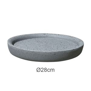 ΠΙΑΤΟ FIBER CLAY ΓΚΡΙ ΓΡΑΝΙΤΗ ΣΤΡΟΓΓΥΛΟ ΓΙΑ ΚΑΣΠΩ - Φ28x3.5cm 5/ΚΙΒΠΙΑΤΟ FIBER CLAY ΓΚΡΙ ΓΡΑΝΙΤΗ ΣΤΡΟΓΓΥΛΟ ΓΙΑ ΚΑΣΠΩ - Φ28x3.5cm 5/ΚΙΒ