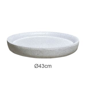 ΠΙΑΤΟ FIBER CLAY ΛΕΥΚΟ ΓΡΑΝΙΤΗ ΣΤΡΟΓΓΥΛΟ ΓΙΑ ΚΑΣΠΩ - Φ43x4cm 5/ΚΙΒΠΙΑΤΟ FIBER CLAY ΛΕΥΚΟ ΓΡΑΝΙΤΗ ΣΤΡΟΓΓΥΛΟ ΓΙΑ ΚΑΣΠΩ - Φ43x4cm 5/ΚΙΒ