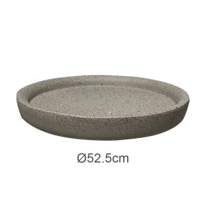 ΠΙΑΤΟ FIBER CLAY ΜΟΚΚΑ-ΜΠΕΖ ΓΡΑΝΙΤΗ ΣΤΡΟΓΓΥΛΟ ΓΙΑ ΚΑΣΠΩ - Φ52.5x4.5cm 5/ΚΙΒΠΙΑΤΟ FIBER CLAY ΜΟΚΚΑ-ΜΠΕΖ ΓΡΑΝΙΤΗ ΣΤΡΟΓΓΥΛΟ ΓΙΑ ΚΑΣΠΩ - Φ52.5x4.5cm 5/ΚΙΒ
