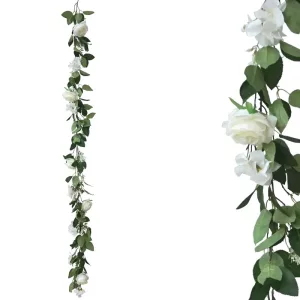 ΓΙΡΛΑΝΤΑ ME ΤΡΙΑΝΤΑΦΥΛΛΑ ΛΕΥΚΑ - Υ180cm 1/100ΚΙΒΓΙΡΛΑΝΤΑ ME ΤΡΙΑΝΤΑΦΥΛΛΑ ΛΕΥΚΑ - Υ180cm 1/100ΚΙΒ