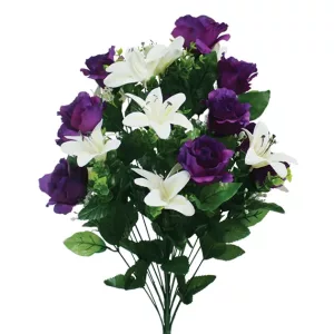 ΜΠΟΥΚΕΤΟ ΜΩΒ ΤΡΙΑΝΤΑΦΥΛΛΟ/ΛΙΛΥ X24 Y62cm 12/36KIBΜΠΟΥΚΕΤΟ ΜΩΒ ΤΡΙΑΝΤΑΦΥΛΛΟ/ΛΙΛΥ X24 Y62cm 12/36KIB