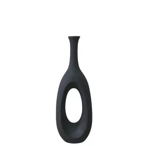 FIBERGLASS ΒΑΖΟ ΜΑΥΡΟ ΠΑΓΟΥ ΜΕ ΤΡΥΠΑ - 27x20x76cm 1/ΚΙΒFIBERGLASS ΒΑΖΟ ΜΑΥΡΟ ΠΑΓΟΥ ΜΕ ΤΡΥΠΑ - 27x20x76cm 1/ΚΙΒ