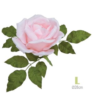 ΑΝΘΟΣ ΤΡΙΑΝΤΑΦΥΛΛΟ ΡΟΖ ΣΕ ΒΑΣΗ ΜΕ ΦΥΛΛΑ ΓΙΓΑΣ L - Φ28cm 12/ΚΙΒΑΝΘΟΣ ΤΡΙΑΝΤΑΦΥΛΛΟ ΡΟΖ ΣΕ ΒΑΣΗ ΜΕ ΦΥΛΛΑ ΓΙΓΑΣ L - Φ28cm 12/ΚΙΒ
