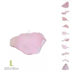 ΓΙΡΛΑΝΤΑ ΡΟΔΟΠΕΤΑΛΑ ΡΟΖ ΓΙΓΑΣ L - Φ20x180cm 180/ΚΙΒΓΙΡΛΑΝΤΑ ΡΟΔΟΠΕΤΑΛΑ ΡΟΖ ΓΙΓΑΣ L - Φ20x180cm 180/ΚΙΒ