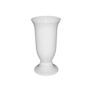 ΑΝΘΟΔΟΧΕΙΟ ΛΕΥΚΟ ΠΛΑΣΤΙΚΟ FLAKON STARΥ - Φ13x24.3cmΑΝΘΟΔΟΧΕΙΟ ΛΕΥΚΟ ΠΛΑΣΤΙΚΟ FLAKON STARΥ - Φ13x24.3cm