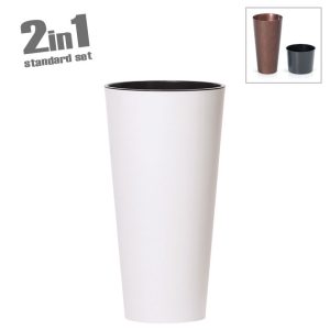 ΚΑΣΠΩ (2 ΣΕ 1) ΛΕΥΚΟ TUBUS SLIM ΚΩΝΟΣ Φ40x76.2cm 1/5ΚΙΒΚΑΣΠΩ (2 ΣΕ 1) ΛΕΥΚΟ TUBUS SLIM ΚΩΝΟΣ Φ40x76.2cm 1/5ΚΙΒ