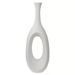 FIBERGLASS ΒΑΖΟ ΛΕΥΚΟ ΠΑΓΟΥ ΜΕ ΤΡΥΠΑ - 28x39x111cm 1/ΚΙΒFIBERGLASS ΒΑΖΟ ΛΕΥΚΟ ΠΑΓΟΥ ΜΕ ΤΡΥΠΑ - 28x39x111cm 1/ΚΙΒ
