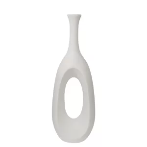FIBERGLASS ΒΑΖΟ ΛΕΥΚΟ ΠΑΓΟΥ ΜΕ ΤΡΥΠΑ - 23x32x91cm 1/ΚΙΒFIBERGLASS ΒΑΖΟ ΛΕΥΚΟ ΠΑΓΟΥ ΜΕ ΤΡΥΠΑ - 23x32x91cm 1/ΚΙΒ