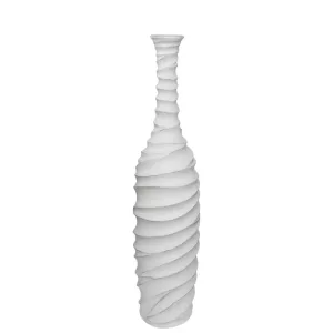 FIBERGLASS ΒΑΖΟ ΛΕΥΚΟ ANTIKΕ / ΚΥΜΑΤΙΣΤΟ - Φ24x110cm 1/KIBFIBERGLASS ΒΑΖΟ ΛΕΥΚΟ ANTIKΕ / ΚΥΜΑΤΙΣΤΟ - Φ24x110cm 1/KIB