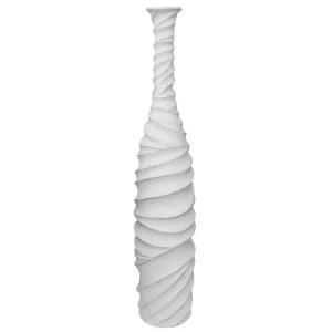 FIBERGLASS ΒΑΖΟ ΛΕΥΚΟ ANTIKΕ / ΚΥΜΑΤΙΣΤΟ - Φ28x135cm 1/KIBFIBERGLASS ΒΑΖΟ ΛΕΥΚΟ ANTIKΕ / ΚΥΜΑΤΙΣΤΟ - Φ28x135cm 1/KIB