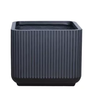 ΚΑΣΠΩ FIBERCLAY XLARGE ΜΑΥΡΟ ΤΕΤΡΑΓΩΝΟ ΚΙOΝΑΣ - 49x49x40cmΚΑΣΠΩ FIBERCLAY XLARGE ΜΑΥΡΟ ΤΕΤΡΑΓΩΝΟ ΚΙOΝΑΣ - 49x49x40cm