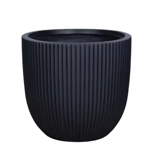 ΚΑΣΠΩ FIBERCLAY XLARGE ΜΑΥΡΟ ΣΤΡΟΓΓΥΛΟ ΚΑΘΕΤΕΣ ΡΑΒΔΩΣΕΙΣ - Φ49x47cmΚΑΣΠΩ FIBERCLAY XLARGE ΜΑΥΡΟ ΣΤΡΟΓΓΥΛΟ ΚΑΘΕΤΕΣ ΡΑΒΔΩΣΕΙΣ - Φ49x47cm