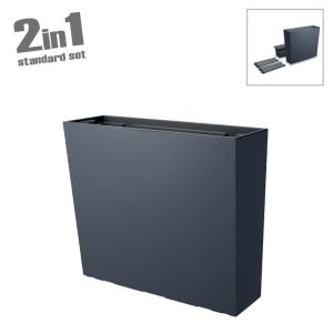 ΖΑΡΝΤΙΝΙΕΡΑ (2 σε 1) ΑΝΘΡΑΚΙ URBI CASE 58x18x49.8cm 1/3ΚΙΒΖΑΡΝΤΙΝΙΕΡΑ (2 σε 1) ΑΝΘΡΑΚΙ URBI CASE 58x18x49.8cm 1/3ΚΙΒ