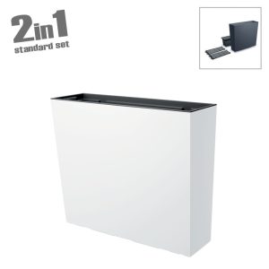 ΖΑΡΝΤΙΝΙΕΡΑ (2 σε 1) ΛΕΥΚΟ URBI CASE T - 58x18x49.8cm 1/3ΚΙΒΖΑΡΝΤΙΝΙΕΡΑ (2 σε 1) ΛΕΥΚΟ URBI CASE T - 58x18x49.8cm 1/3ΚΙΒ