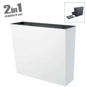 ΖΑΡΝΤΙΝΙΕΡΑ (2 ΣΕ 1) ΠΛΑΣΤΙΚΗ ΛΕΥΚΟ URBI CASE T - 77x23.5x68.6cm 2/20KIBΖΑΡΝΤΙΝΙΕΡΑ (2 ΣΕ 1) ΠΛΑΣΤΙΚΗ ΛΕΥΚΟ URBI CASE T - 77x23.5x68.6cm 2/20KIB