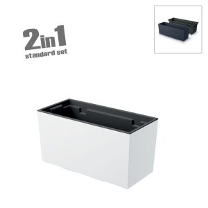 ΖΑΡΝΤΙΝΙΕΡΑ (2 ΣΕ 1) ΛΕΥΚΟ URBI CASE - 39.5x18.5x19.5cm 5/15ΚΙΒΖΑΡΝΤΙΝΙΕΡΑ (2 ΣΕ 1) ΛΕΥΚΟ URBI CASE - 39.5x18.5x19.5cm 5/15ΚΙΒ