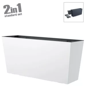 ΖΑΡΝΤΙΝΙΕΡΑ (2 ΣΕ 1) ΠΛΑΣΤΙΚΗ ΛΕΥΚΟ URBI CASE M - 77x23.5x40.6cm 3/33KIBΖΑΡΝΤΙΝΙΕΡΑ (2 ΣΕ 1) ΠΛΑΣΤΙΚΗ ΛΕΥΚΟ URBI CASE M - 77x23.5x40.6cm 3/33KIB